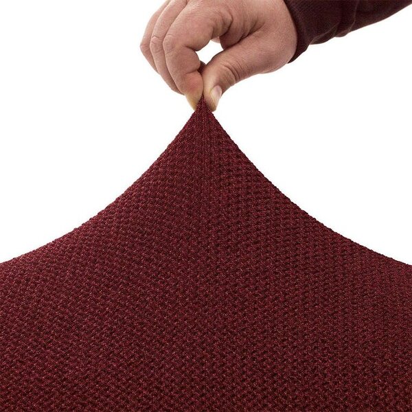 Super strečové potahy HARMONIA bordó taburet (40 - 60 cm)