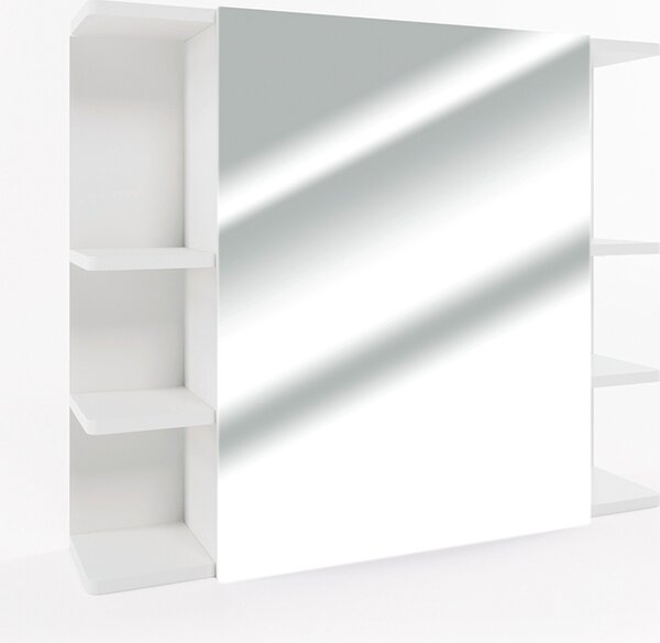 Koupelnová zrcadlová skříňka Vicco Fynn Bílá 79.6 x 64 cm, Model 24266