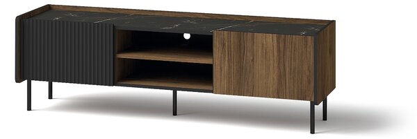 TV stolek Phelan P7 (ořech warmia + černá). Akce -23%