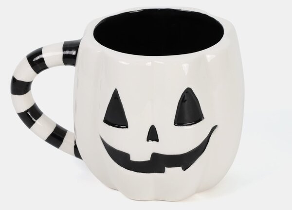 Sinsay - Hrnek s halloweenským motivem - bílá