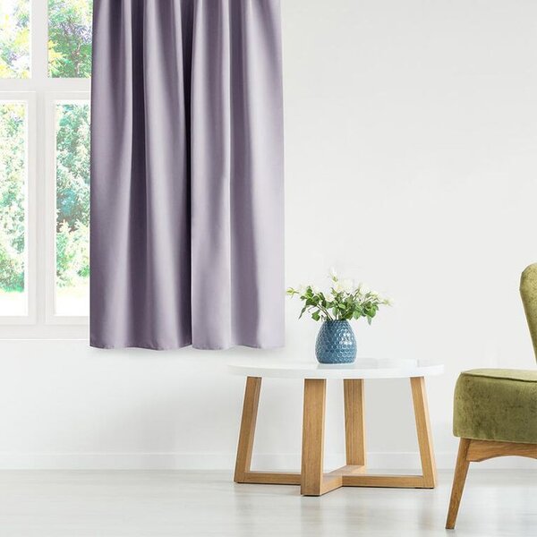 Zatemňovací závěs blackout RESTILO růžovofialový 140 x 245 cm sada 2 ks