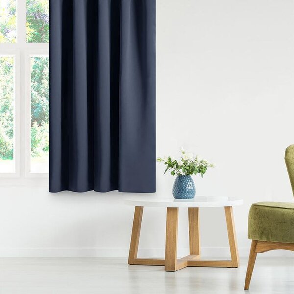 Zatěmňovací závěs blackout RESTILO indigo 140 x 245 cm 1 ks
