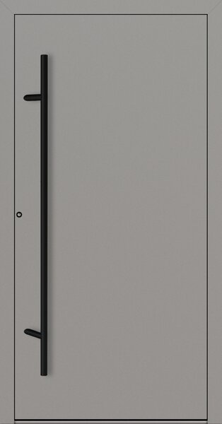 Hliníkové vchodové dveře FM Turen Premium P90 M20 BLACKLINE šedá RAL9007