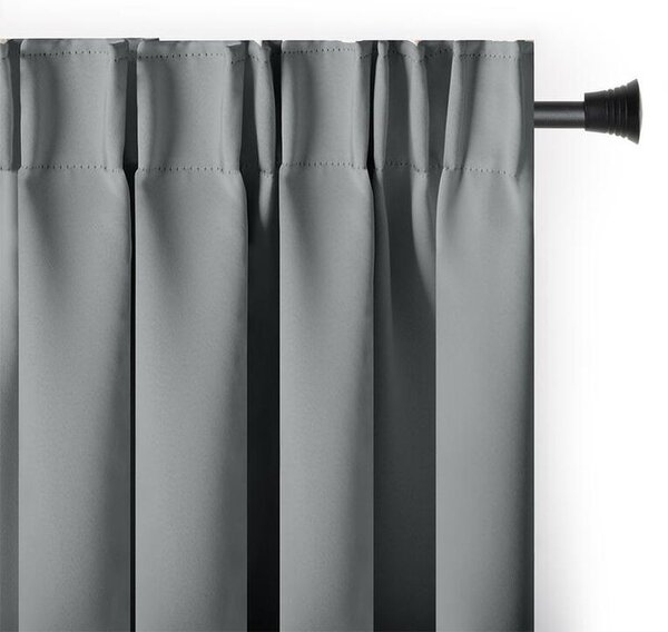 Zatemňovací závěs blackout RESTILO stříbrný 140 x 245 cm 1 ks