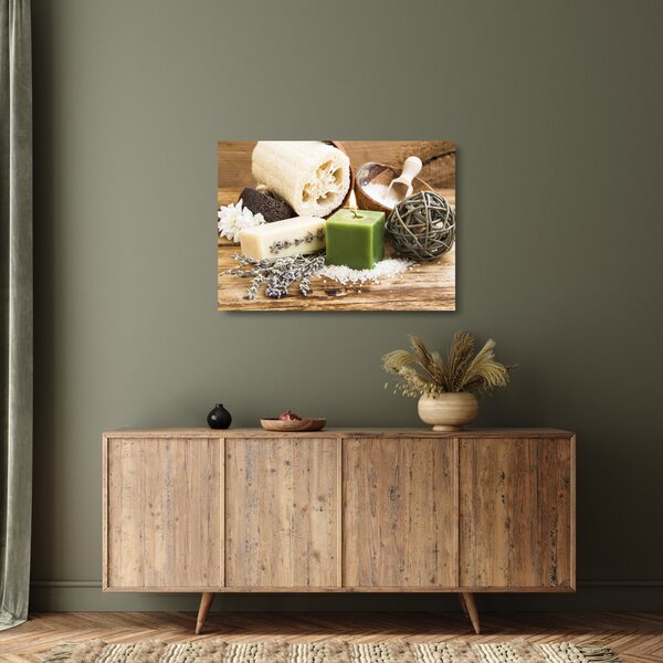 Skleněný obraz - Chvíle pro relax (70x50 cm)