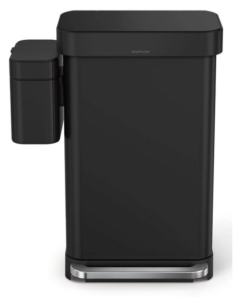 Matně černá nádoba na kompostovatelný odpad 4 l – simplehuman