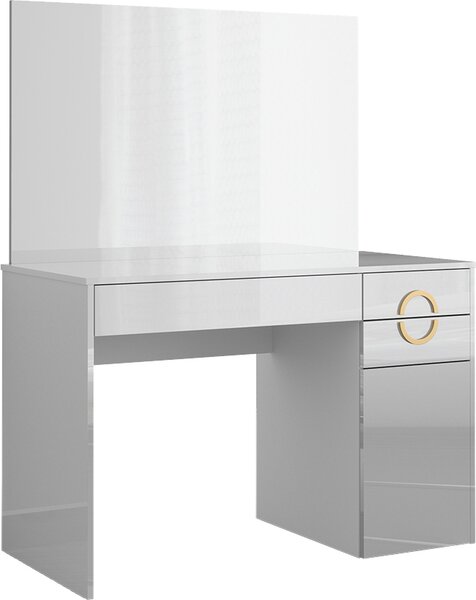 Toaletní stolek Vicco Adela Bílá 115 cm se zrcadlem, Model 40855
