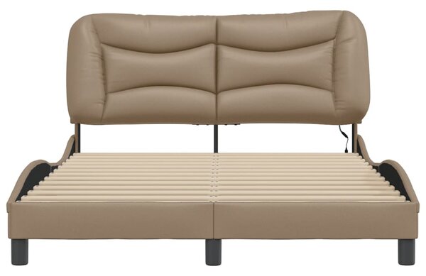 Rám postele s LED bez matrace Hvar cappuccino 140 x 190 cm 3213931