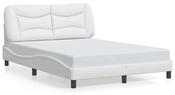 Rám postele s LED bez matrace Hvar bílý 140 x 190 cm 3213928