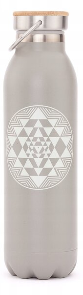 Termoláhev Bodhi 600 ml nerezová ocel, vzor Yant, matná černá
