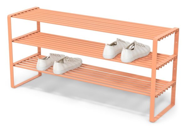Ocelový botník v lososové barvě 100x48,5x29 cm Rex – Spinder Design
