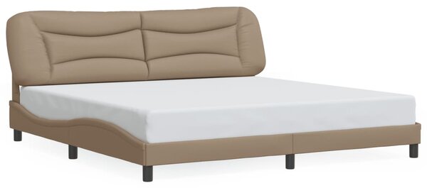 Rám postele s LED bez matrace Hvar cappuccino 200 x 200 cm 3213959