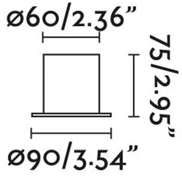 Faro Ten E27 stolní svítidlo Měděná
