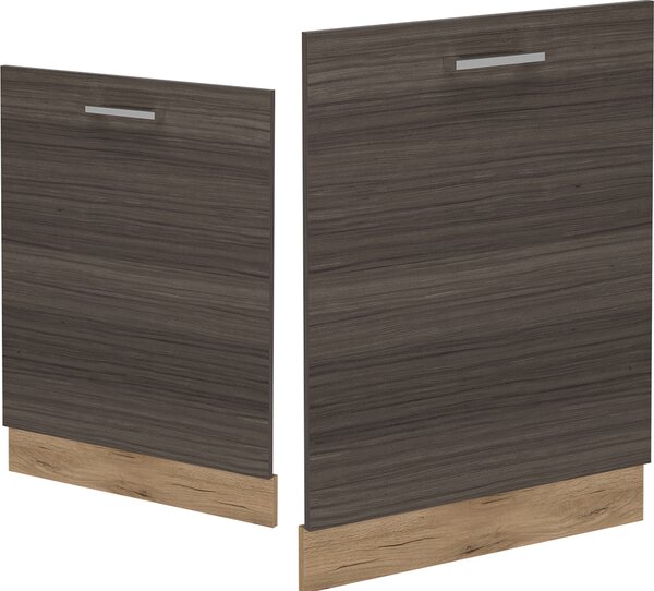 Čelní panel myčky Vicco R-Line Ušlechtilá šedá 60 cm bez pracovní desky, Model 54498