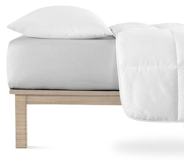 Napínací prostěradlo jersey s elastanem šedé 90 x 200 cm