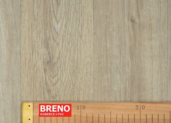 Breno PVC ECOTEX Tavel 564 - světlé dřevo, šíře 400 cm