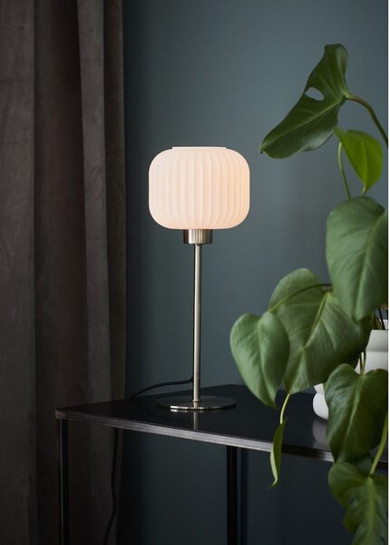Stolní lampa v ocelově zlaté barvě Markslöjd Sober