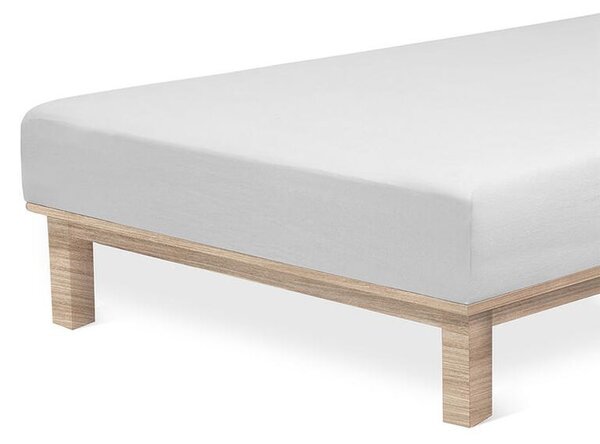 Napínací prostěradlo jersey s elastanem šedé 90 x 200 cm
