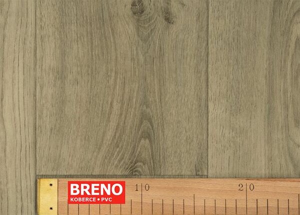 Breno PVC TEXAROQ Otis 584 - světle hnědé dřevo, šíře 300 cm