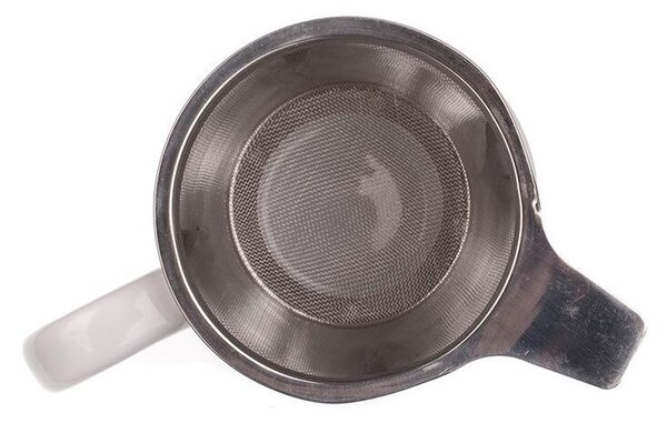 Banquet Keramický hrnek s víčkem a nerezovým sítkem BONNET 350 ml