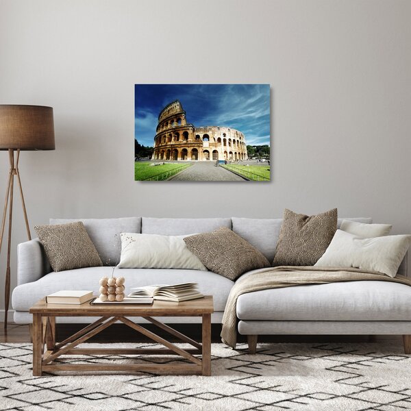 Skleněný obraz - Koloseum v Římě, Itálie (70x50 cm)