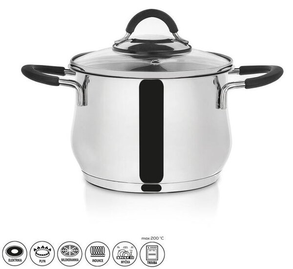 Nerezový hrnec DALIE 10,6 l