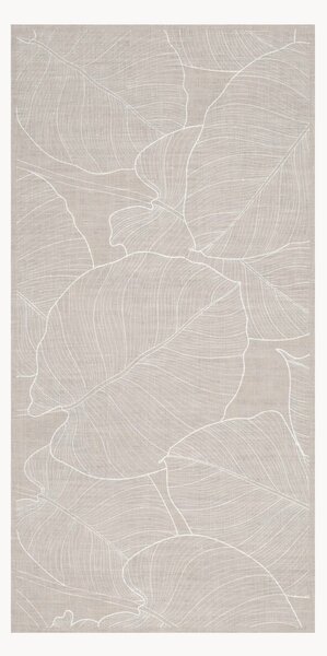 Vinylová rohožka's protiskluzovou vrstvou Hojas Beige