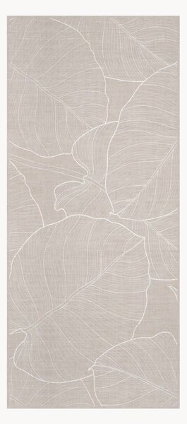 Vinylová rohožka's protiskluzovou vrstvou Hojas Beige
