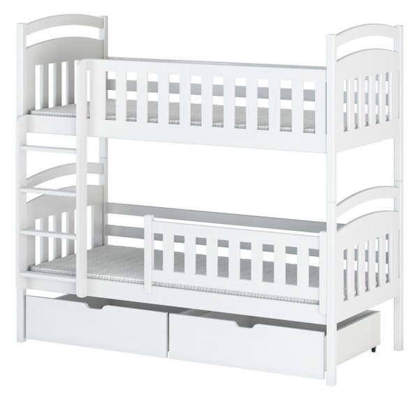 Dětská postel s úložným protorem DANA - 70x160, bílá
