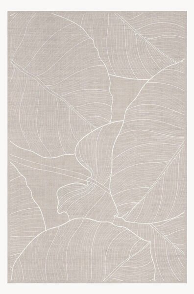 Vinylová rohožka's protiskluzovou vrstvou Hojas Beige
