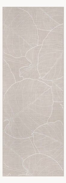 Vinylová rohožka's protiskluzovou vrstvou Hojas Beige