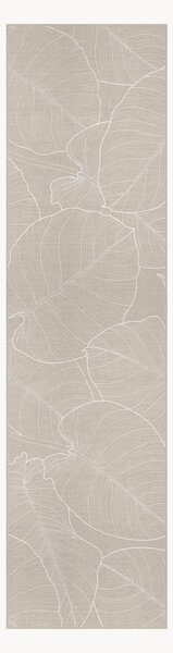 Vinylová rohožka's protiskluzovou vrstvou Hojas Beige