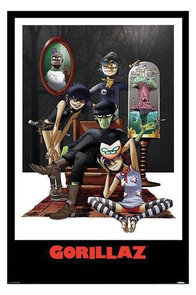 Plakát, Obraz - Gorillaz, (61 x 91.5 cm)