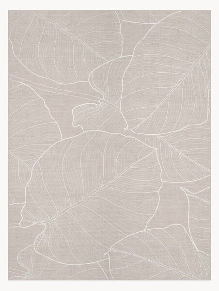 Vinylová rohožka's protiskluzovou vrstvou Hojas Beige