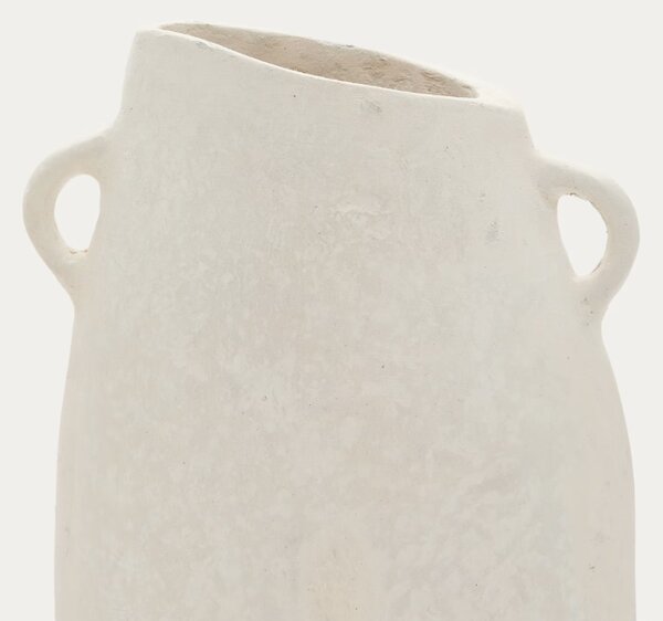 Bílá váza Kave Home Neti 27 cm