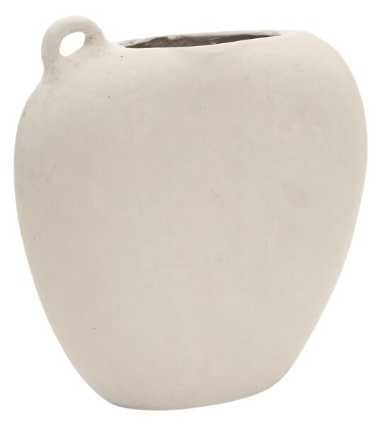 Bílá váza Kave Home Neti 37 cm