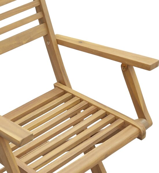 Skládací židle 8 ks 54,5x61,5x86,5 cm Masivní akácie 3214227