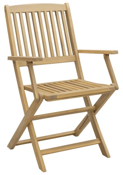 Skládací židle 8 ks 54,5x58x90 cm Masivní akácie 3214231