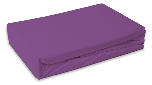 Froté prostěradlo PREMIUM fialové 180x200 cm