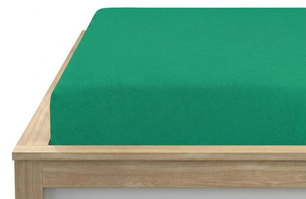 Froté prostěradlo PREMIUM mentolové 140x200 cm