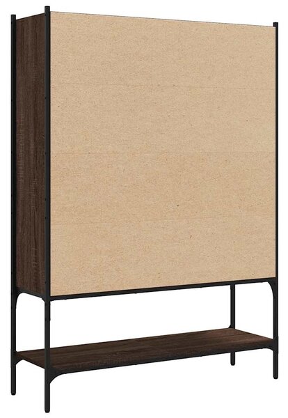 Knihovna hnědý dub 102 x 30 x 141,5 cm kompozitní dřevo 3214333