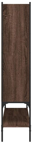 Knihovna hnědý dub 102 x 30 x 141,5 cm kompozitní dřevo 3214333