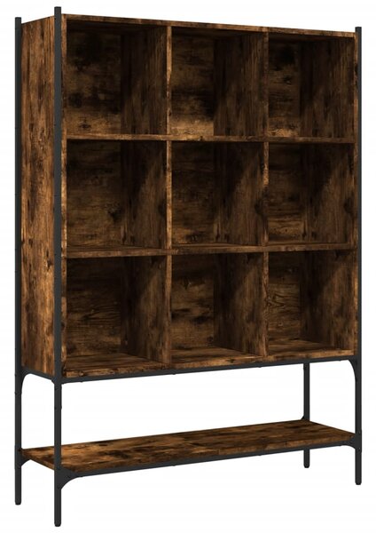 Knihovna kouřový dub 102 x 30 x 141,5 cm kompozitní dřevo 3214331