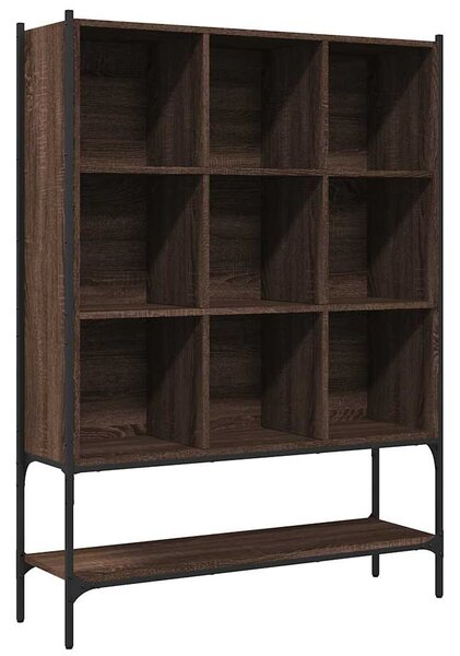 Knihovna hnědý dub 102 x 30 x 141,5 cm kompozitní dřevo 3214333