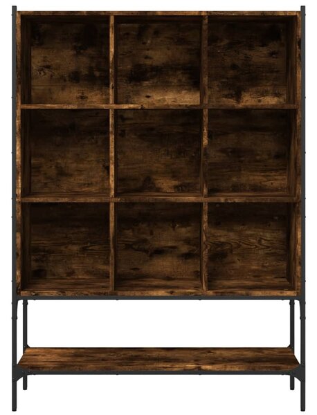 Knihovna kouřový dub 102 x 30 x 141,5 cm kompozitní dřevo 3214331