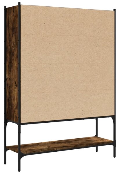 Knihovna kouřový dub 102 x 30 x 141,5 cm kompozitní dřevo 3214331