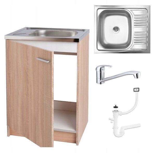 Kuchyňská linka sonoma dřezová baterie 60 slim