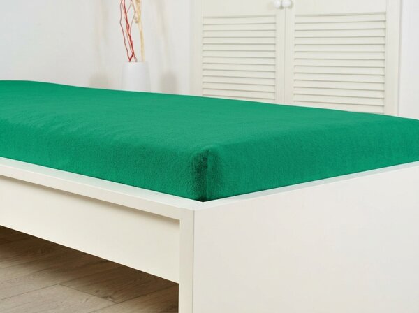 Froté prostěradlo do dětské postýlky PREMIUM 60x120 cm mentolové