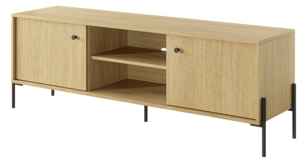 TV stolek/skříňka Scandia 153 2D (dub scandi + jedlička scandi)