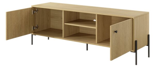 TV stolek/skříňka Scandia 153 2D (dub scandi + jedlička scandi)